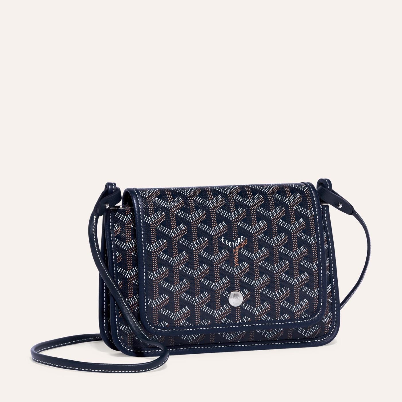 Goyard Plumet Pocket Wallet Navy Blue - Image 1
